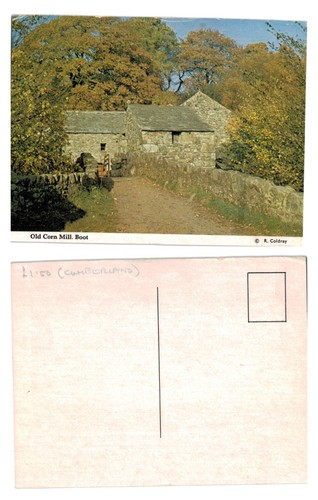 Postcard old corn mill - old,