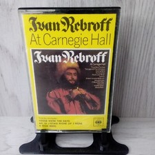 IVAN REBROFF AT CARNEGIE HALL CASSETTE TAPE ALBUM - RARE RETRO VINTAGE