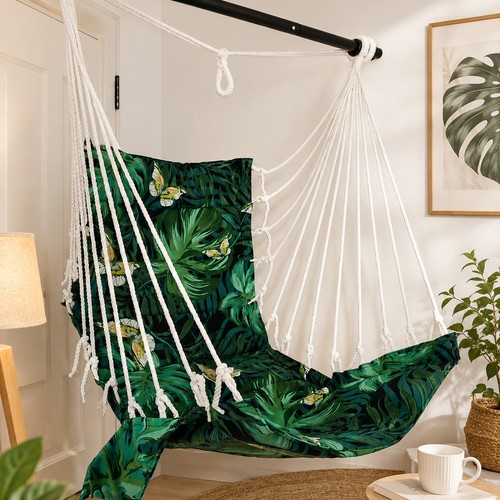 Tropical hanging hammock - hammock, chair