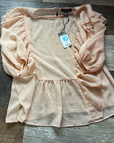 Primark pink sheer chiffon - pink,