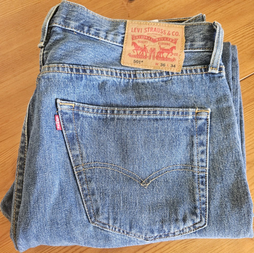 Levi 501 blue denim - 501,