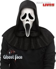 25th Anniversary 'Ghost Face' Scream Mask w. Shimmer Hood ~ Officially Licensed