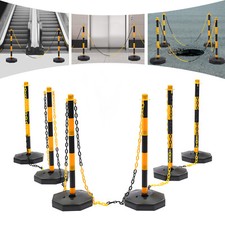Post and Chain Link Barriers