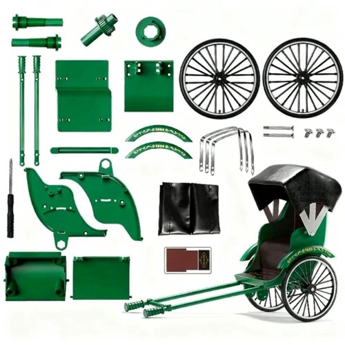 Human powered rickshaw - human-powered,