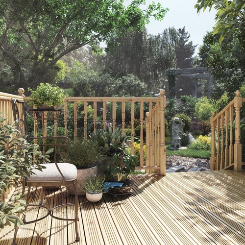 Colonial exterior decking - exterior,