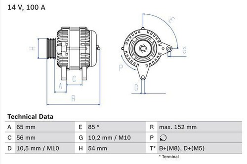 Bosch alternator for - alternator,