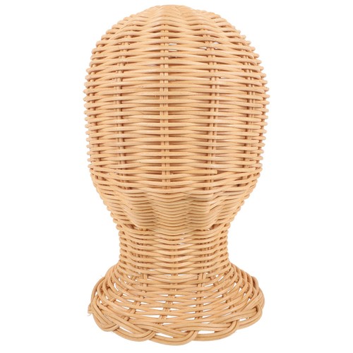 Hat display rack rattan - rack,