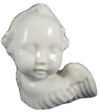 Augarten Porcelain Angel Bust Figurine Figure Porzellan Engel Büste Figur Wien