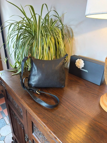 Fat face black leather - fat,