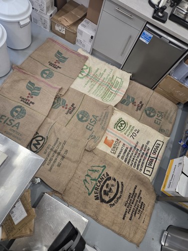 Coffee sacks - sacks, x8