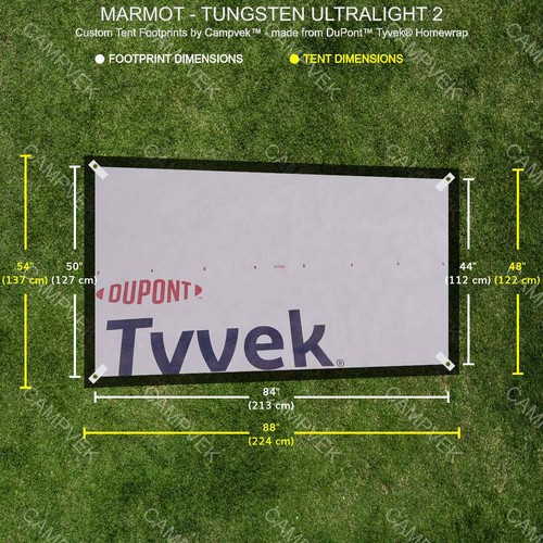 Tyvek footprint for the - tyvek,