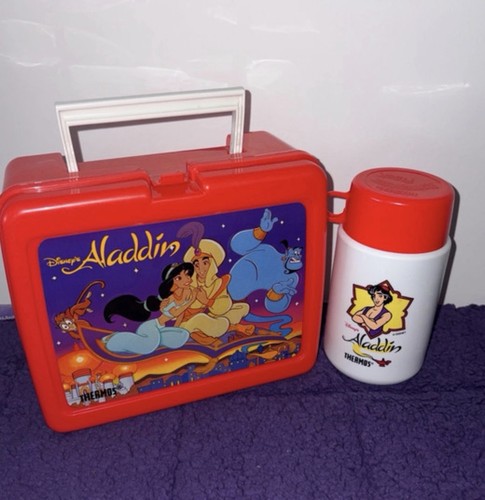 Thermos red 90s lunch - box, and