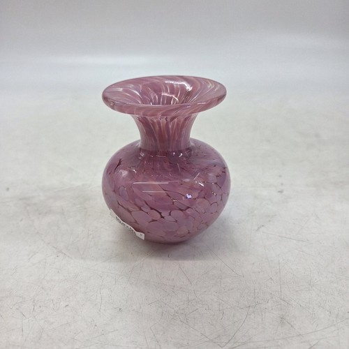 Vintage mdina art glass pink - mdina,