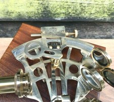 Antique Brass Pocket Sextant