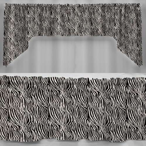 Animal print zebra - animal, swags
