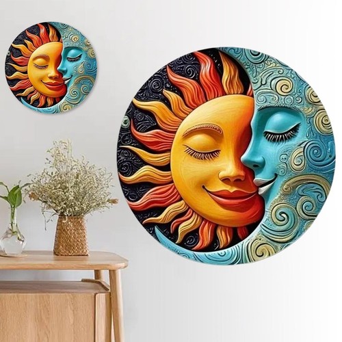 Sun moon metal - 2d, wall