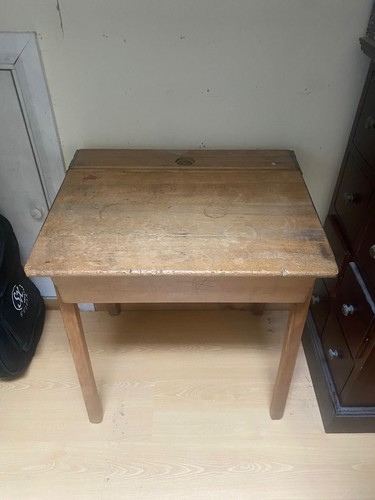 Vintage school desk - vintage,