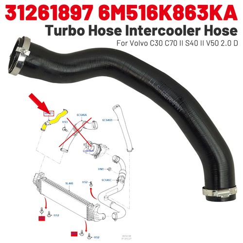 Turbo hose intercooler - hose,