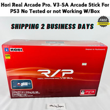 Hori Real Arcade Pro. V3-SA Arcade Stick For PS3 No Tested or not Working W/Box