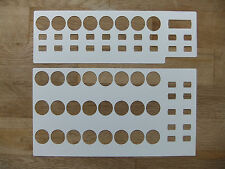 5 Blank Overlays for Behringer BCR 2000