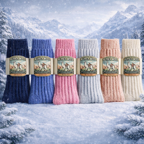 Alpaca merino wool socks - wool,