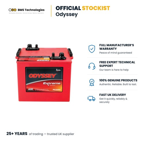 Pc2250 odyssey battery 12v - pc2250,