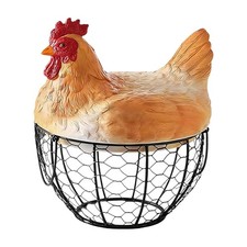Chicken Egg Basket Resin Lid