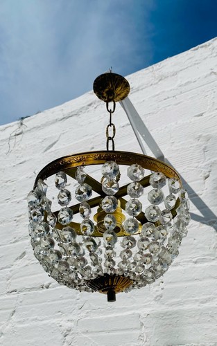 Antique petite french crystal - antique,