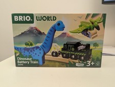 Brio World 36096 Dinosaur Battery Powered Train Playset Squashed Corner of box
