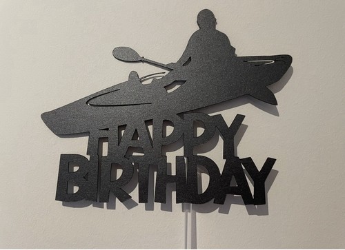 Cake topper watersport - watersport, canoe