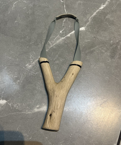 Hand carved wooden - carved, y-frame