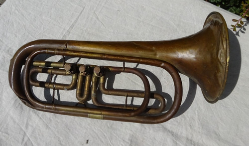 Vintage bass trumpet monke - vintage,