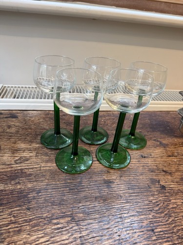 Vintage green stemmed - 5,