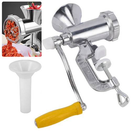 Portable hand crank meat - portable,