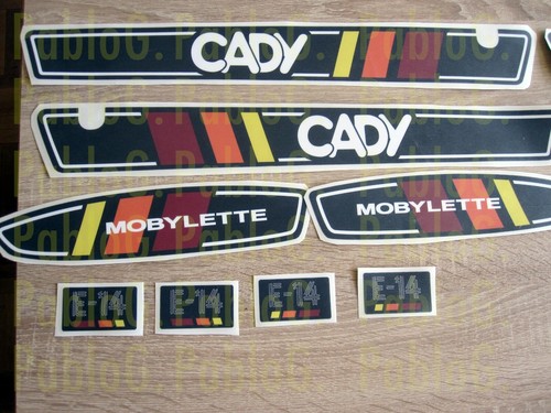 Mobylette cady e14 - e14, decal