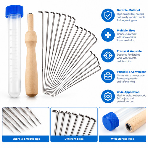 20x felting needles - 20x,