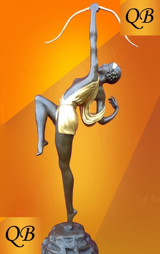 Art deco bronze - art, figurines