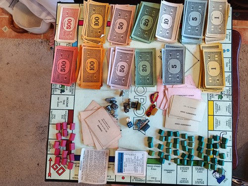 Vintage monopoly game - vintage,