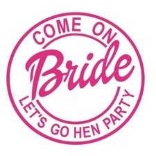 Personalised Hen Party Iron on