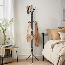 Coat Rack Stand 3-Tier 175cm