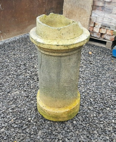 Old chimney pot planter garden - chimney,