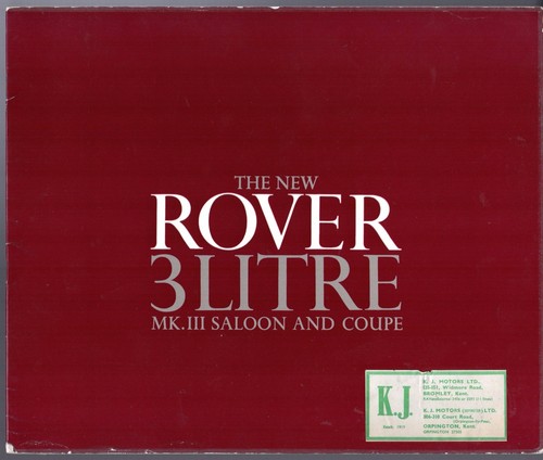 Rover litre mkiii 1965 66 - rover, 1965-66