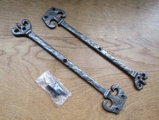 Rustic iron hinge fronts false