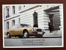 1977 Jaguar Daimler Double Six & Sovereign 4.2 & 3.4 MY Brochure