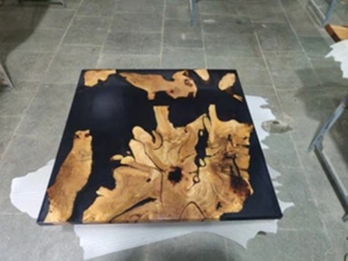 Square live edge - edge, wood
