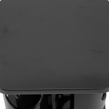 Black Revolving Spice Rack Stainless Steel Rotating Seasoning Spice Jar Rack NEW