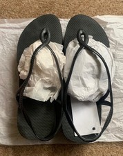 Havaianas Women black  platform flip flops Size 6 (39-40).Black sandals.BNWT 