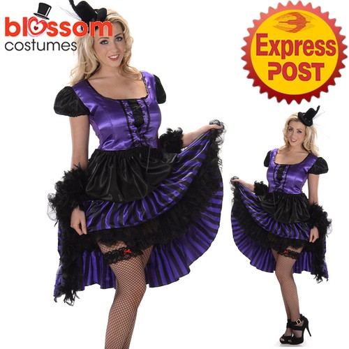 Ca1493 purple saloon girl - saloon,