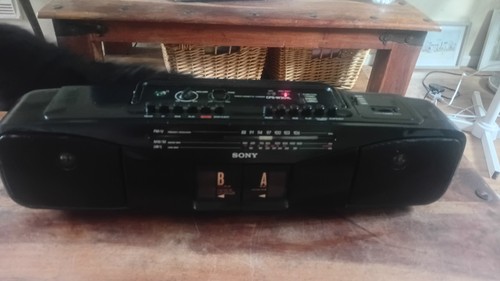 Sony stereo boombox radio - stereo,