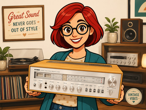 Yamaha 600 vintage natural - cr-600,